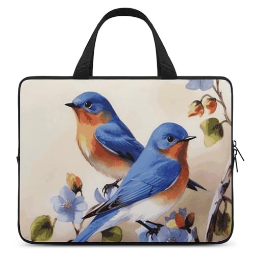 Sac à bandoulière pour ordinateur portable Happy Bluebirds pour vos trajets quotidiens actifs