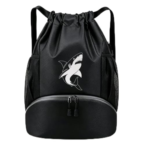 Tijeyi Fierce Shark �A�j�}���В��o�b�N�p�b�N �j�����p �u���b�N�X�g�����O �X�|�[�c�o�b�O �{�[���ƃV���[�Y�R���p�[�g�����g�t�� ��e�� �h�� �o�X�P�b�g�{�[���o�b�O ���߉\�ȃW���o�b�O ���j���s�p