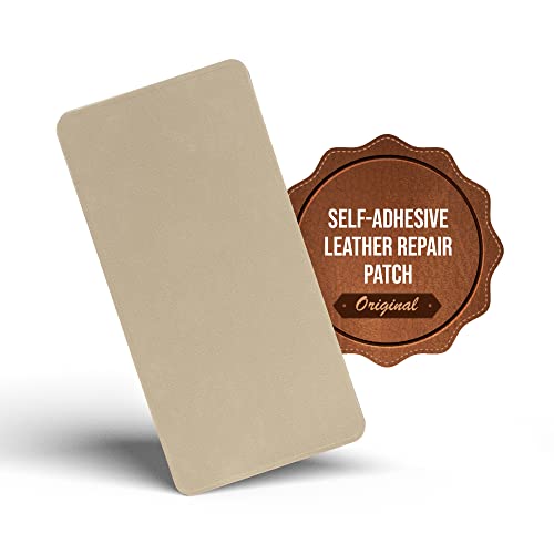 Mastaplasta Instant Self-Adhesive Premium Leather Repair Patch. Color: Beige Leather 8In X 4In /20Cm X 10Cm. Upholstery Quality Adhesive Adhesive Patch For Sofas, Car Interiors, Bags & More #TOP9