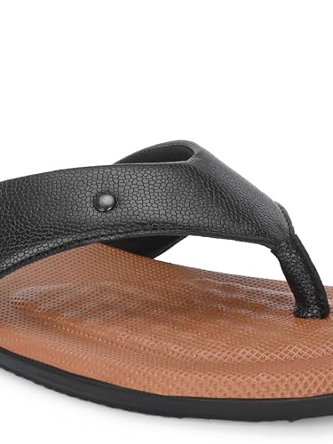 Image of San Frissco Men's Sandal Summer Chappal with Sturdy Grip | Ultra Soft Lightweight Durable Chappal for Outdoor Use | Festive Ethnic Wedding Slip on Slippers for Men