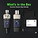 Xvive U3 Wireless Microphone System 2.4GHz Wireless XLR Transmitter and Receiver for Dynamic Microphone, Audio Mixer, PA System (U3 Dynamic)