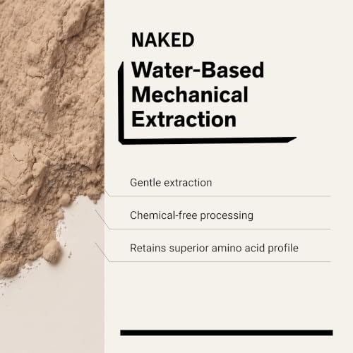 Image of NAKED Pea - Chocolate Peanut Butter Protein from US & Canadian Farms, Organic Cocoa, Organic Coconut Sugar - No GMO, No Soy, and Gluten Free, Aid Growth and Recovery - 52 Servings