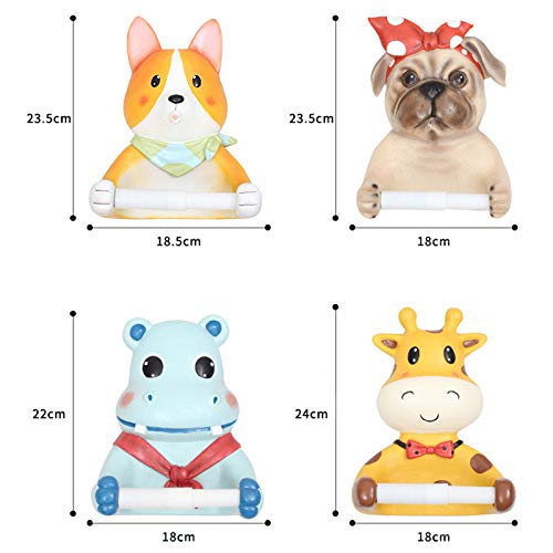 Dispensador de toallas de papel de resina con soporte de tubo anticaída x4 3