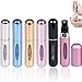 VEGCOO 6 Stück Parfümzerstäuber Nachfüllbare Portable, Taschenzerstäuber Parfüm Zerstäuber Sprühflaschen mit Fenster für Handtasche, Reisen, Ferien, Flugreisen, Nacht heraus, Unterwegs, auto Parfüm