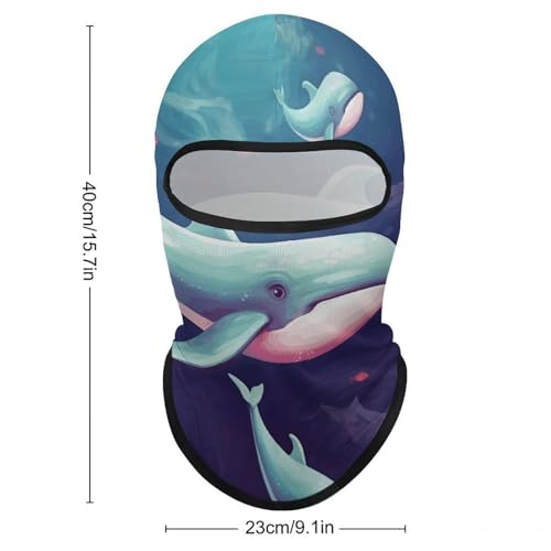 Balaclava para hombre, máscara para esquí y ciclismo, protector facial de invierno, pasamontaña multifuncional miniatura 2