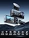 Icesky Three Channel Dash Cam Front and Rear Inside with WiFi 6, Triple Way 2.5K, 4K+2.5K Dual Dash Camera for Cars Front and Rear/Inside, Car Dashcams with 64GB Card, 24H Parking Mode, App Control
