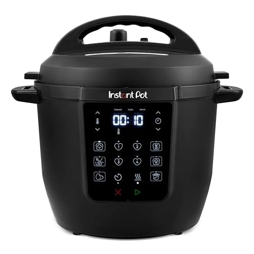 Instant Pot 5.7L Multicuiseur 7-in-1 - Autocuiseur, Mijoteuse, Sauteuse, Yaourtière, Cuiseur d'Œufs, Cuiseur Vapeur et Réchauffeur d'Aliments, Pot Intérieur en Acier Inoxydable, Noir