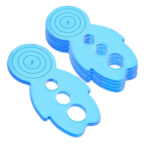 VILLCASE Effortless Quilling 5pcs Quilling Tools Set Doll Shape Paper Curling Tool Quilling Shaping Tool Needle Tool Slotted Paper Quilling Space Efficient Design