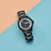 A|X Armani Exchange Men's Watch, Three-Hand Black Stainless Steel Watch for Men — image 4