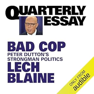 Quarterly Essay 93: Bad Cop cover art