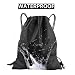JALEVID Turnbeutel mit Reißverschluß Kordelzug, Drawstring Rucksack Sporttaschen Schwarz Sportbeutel für Herren Damen für Sport Reisen Schule Urlaub Reisen Wandern