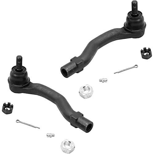 Image of Detroit Axle - AWD Front 8pc Struts Kit for 2001 2002 2003 Toyota Highlander, 2 Struts & Coil Spring 2 Boots 4 Tie Rods Replacement Suspension