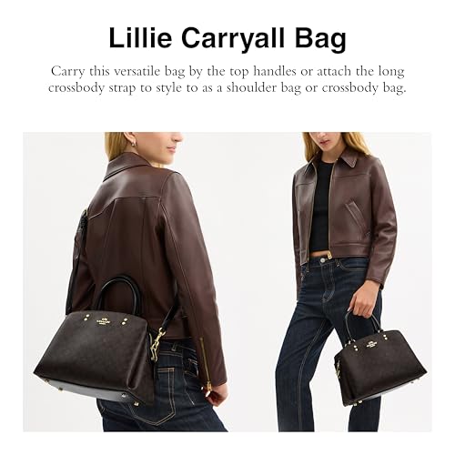 Coach Lillie Carryall, IM/Walnut/Black2