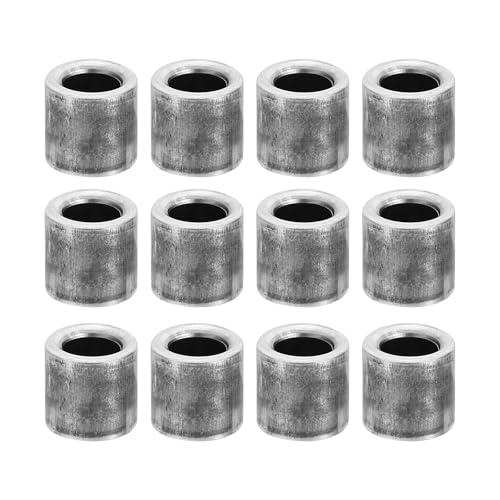 PATIKIL M7 スチールスペーサー 12個のメタルスペーサー スチール 7mm ID x 12mm OD x 10mm L カーボンスチールスペーサースクリュースタンドオフラウンド 2/7in または M7 スクリューボルト用