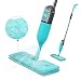 Double-Sided 360 Degree Spray Mop - SINLOE Dry/Wet Floor Cleaning Mop with Microfiber Reusable Pads Refillable Spray Bottle for Home Kitchen Hardwood/Laminate/Tile/Ceramic/Vinyl Flooring