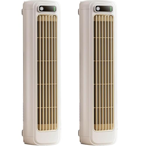 Tragbare Klimaanlage, USB Aufladen Kühlventilator mit 3 Geschwindigkeiten & LED Touchscreen, Kompaktes 12, 28 Zoll Design, Ideal für Home Office oder Reisen