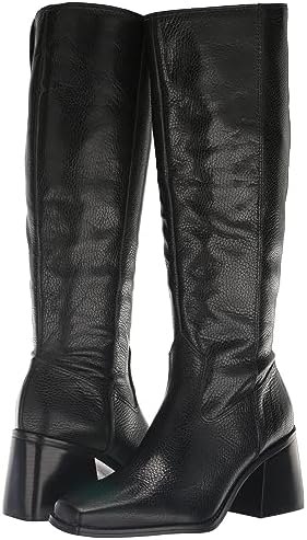 Vince Camuto Women's Sangeti Stacked Heel Knee High Boot Fashion, Black, 7.5 | Image 6