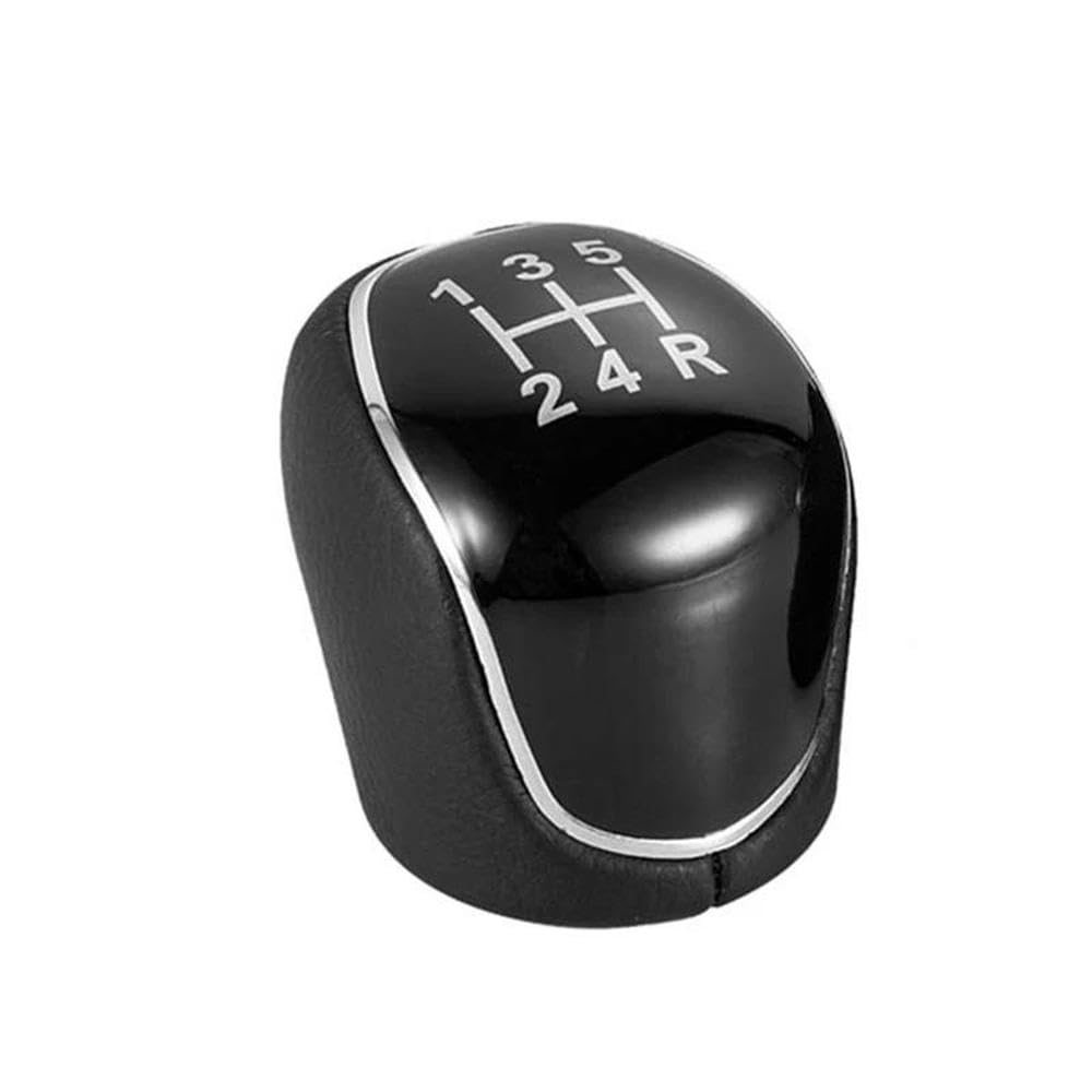 Sxqpocar Black 5 Speed Gear Shift Knob For Ford Mondeo Mk3 Mk4 Iv For Focus Mk2 Mk3 Iii For S-Max For C-Max For Kuga For Galaxy Mk2 Mk3 Shift Lever Head(Black 5 Speed)