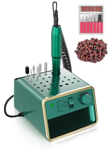 Kit de Taladro Eléctrico para Uñas Beloving Verde