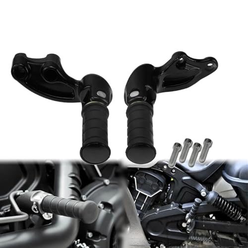 Repose-Pieds Passager Moto Support Noir Indian Scout Bobber Sixty 2Pcs