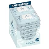 Biolane - Toallitas Pure Water Bebé, 576 Toallitas (12 Paquetes de 48...