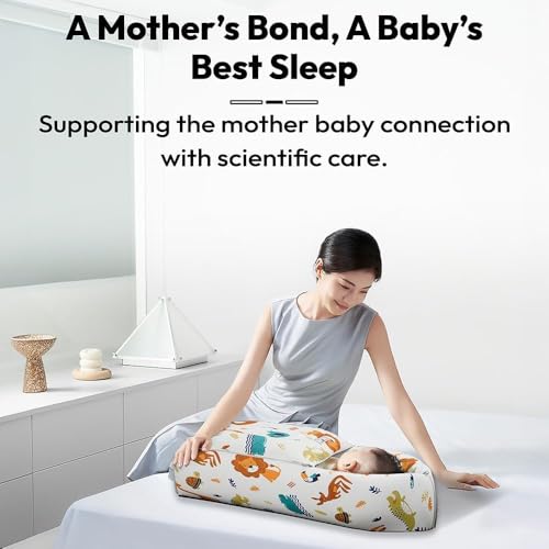 Image of StarAndDaisy 3 in 1 Baby Sleeping Bag for New Born /Baby Bedding Set for New Born /Soft and Comfortable Baby Bed for 0-12 Months /Washable & Foldable Cotton Design (Lion Print)