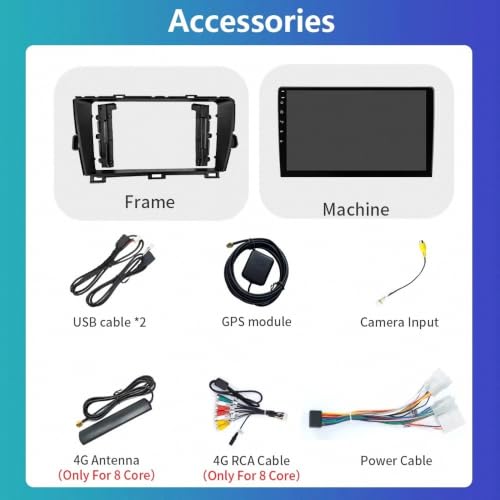 Radio Carplay para Toyota Prius 30 con Android Auto pantalla táctil multimedia 2009-2015 7