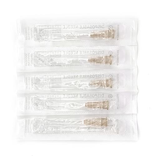Image of 100pcs 26Gauge 1inch Luer Lock Refilling Inks, Individually Wrapped