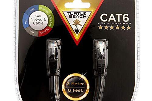 Preisvergleich Produktbild Lan-Kabel Turtle Beach 2m Ethernet Kabel CAT6 schwarz