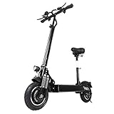 ★ [POTENTE HABILIDAD DE FRENADO]: este scooter eléctrico controlado por frenos electrónicos proporciona el mejor rendimiento de frenado con carga regenerativa; evita el bloqueo prematuro del freno mecánico en superficies arenosas y resbaladizas.