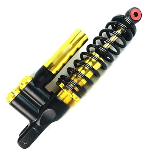 VELLOW 320mm Motorrad Invert Stoßdämpfer Hinterradaufhängung Universal Für Y&amaha Roller BWS Nmax Xmax Aerox Gtr125 Pcx 125 150 RSZ (Color : Black Gold 1Piece)