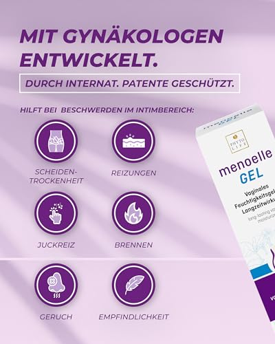 Menoelle Bio Vaginalgel gegen Scheidentrockenheit 100 ml