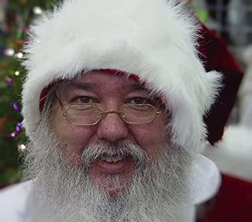 Vista 3 de Accesorio de disfraz de gafas con borde de alambre rectangular