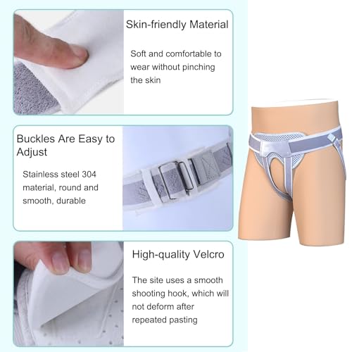 Faja para Hernia para Hombre y Mujer con Almohadillas Removibles miniatura 6