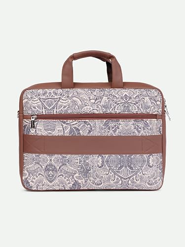 Image of ZOUK Arin Laptop Bag | Slim & Stylish Laptop Bag for Women Office Use | Fits 15.6+ Inch Laptop | Padded Compartment Fits up to 17 Inch Laptop | Water-Resistant | Lightweight