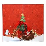 Leere Adventskalender zum Befüllen, DIY-Adventskalenderboxen zum Befüllen von 2025 leeren Weihnachts-Countdown-Kalendern mit 24 Schatzboxen aus Pappe, Aufbewahrungsorganisator für Erwachsene und Kind