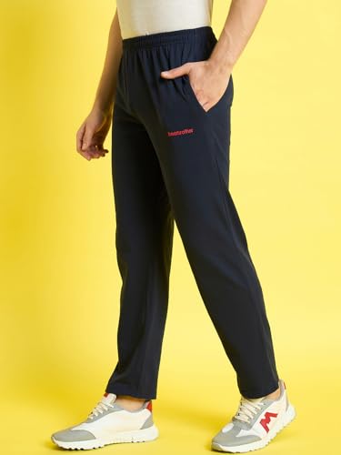 Image of bearbrother Men's Regular Fit Solid Trackpants