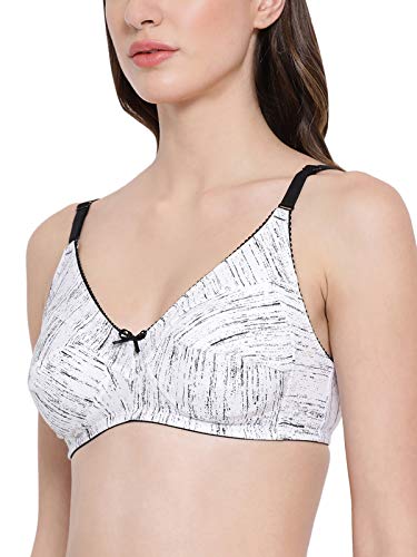 Image of Clovia Women's Full Cup Bra (BR0185T1338C White 38C)