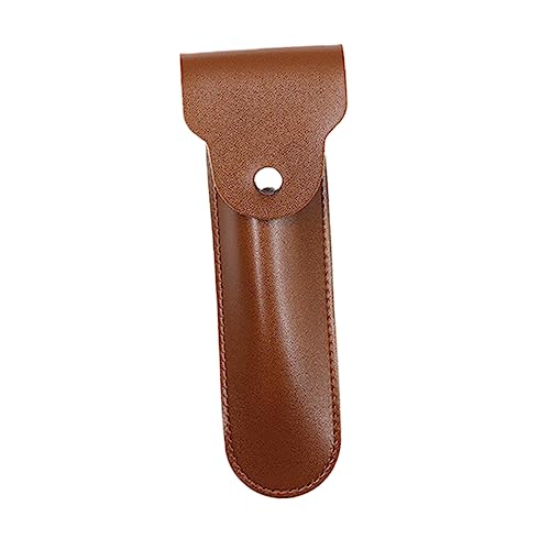WRITWAA Funda de Viaje para Maquinilla de Afeitar PU Estuche Protector Compacto para Afeitadoras Diseño Elegante y Resistente Arañazos para Camping y de Negocios
