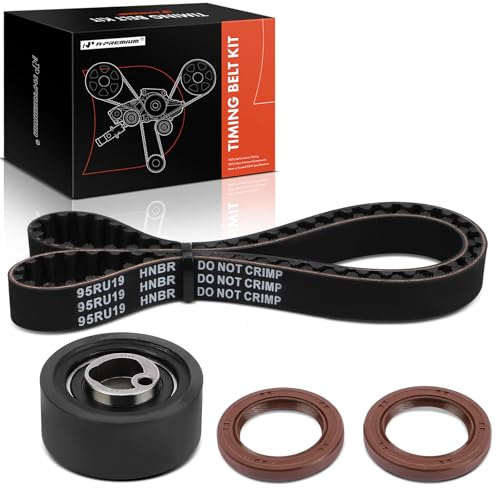 A-Premium Engine Timing Belt Kit Compatible with Asuna Sunrunner & Chevrolet Tracker & Geo Tracker & GMC Tracker & Pontiac Sunrunner & Suzuki Sidekick - 1.6L