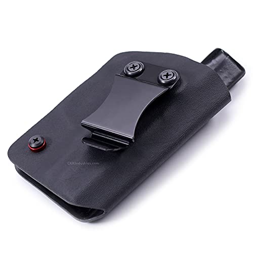 Holstersmith Belt Clip - Universal Sheath/Holster - Flush Mount W/Holes - (Metal) - 1.75 - (2 Pack) #TOP7