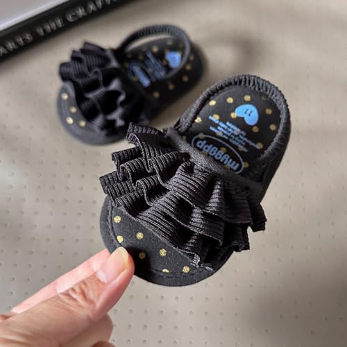 Image of Infant Baby Boys Girls Summer Sandals Party Wedding Dress Flats Shoes Newborn Crib Shoes First Walkers Prewalkers 0-18 Months