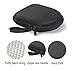 immagine 3Custodia rigida per Sony Wh-CH510 / Sony WH-CH500, cuffie Bluetooth wireless MDR-ZX330BT Sony, custodia protettiva da viaggio per trasporto - Nero (fodera grigia)
