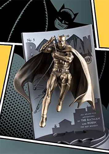 Royal Selangor Handgefertigte DC Collection Zinn Limited Edition Vergoldeter Batman #1 Cover