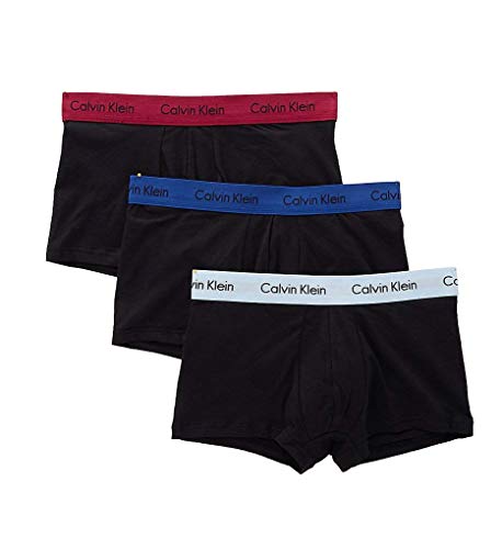 Image of Calvin Klein Cotton Stretch 3 Pack Low Rise Trunks