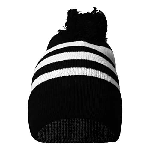 COUVER Cuffed Stripe Beanie with Pom Pom 12 inch,...