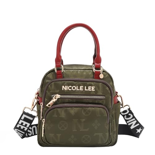 El Mejor Listado de Bolsos Nicole Lee los 5 mejores. 48 Bolsa Multifuncional Nicole Lee de Nylon Grabado SS25