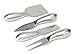 Tosnail 4 Pieces Stainless Steel Cheese Knife Set Cheese Slicer Cheese Cutter Flat Cheese Knife, Narrow Plane Knife, Spade Cheese Knife, Cheese Fork