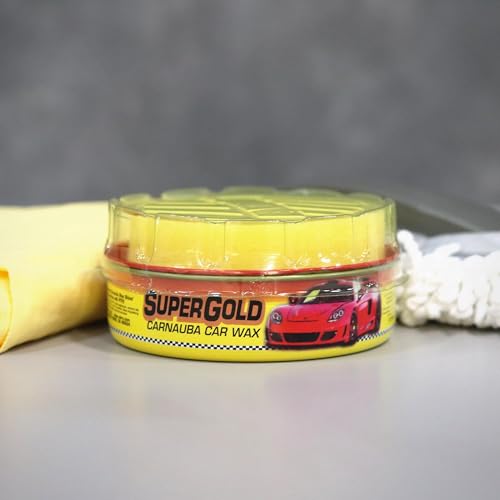 Cera para autos ABRO Super Gold Carnauba pasta 8 oz pack 2 miniatura 2