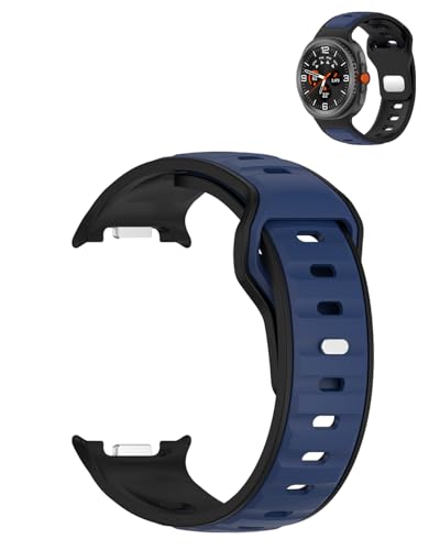 Image of Bands for Samsung Watch 8 Smartwatch,Sport quick-release Silicone Band for Samsung Watch 8,Soft Lightweight & Ventilated Comfort Replacement Smartwatch Strap,Adjustable Wristband